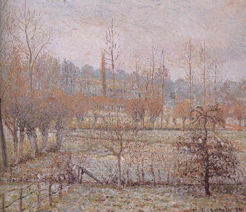 Camille Pissarro Morning frost oil painting image